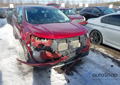 2015 Ford Edge Titanium from USA, damaged, VIN 2FMTK4K83FBB29385